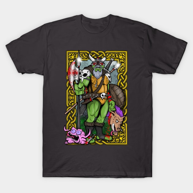 Turtle Viking T-Shirt by nicitadesigns